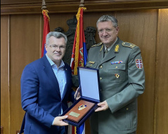 21. jul 2021. Predsednik Odbora za kontrolu službi bezbednosti Igor Bečić i direktor Vojnoobaveštajne agencije brigadni general Zoran Stojković